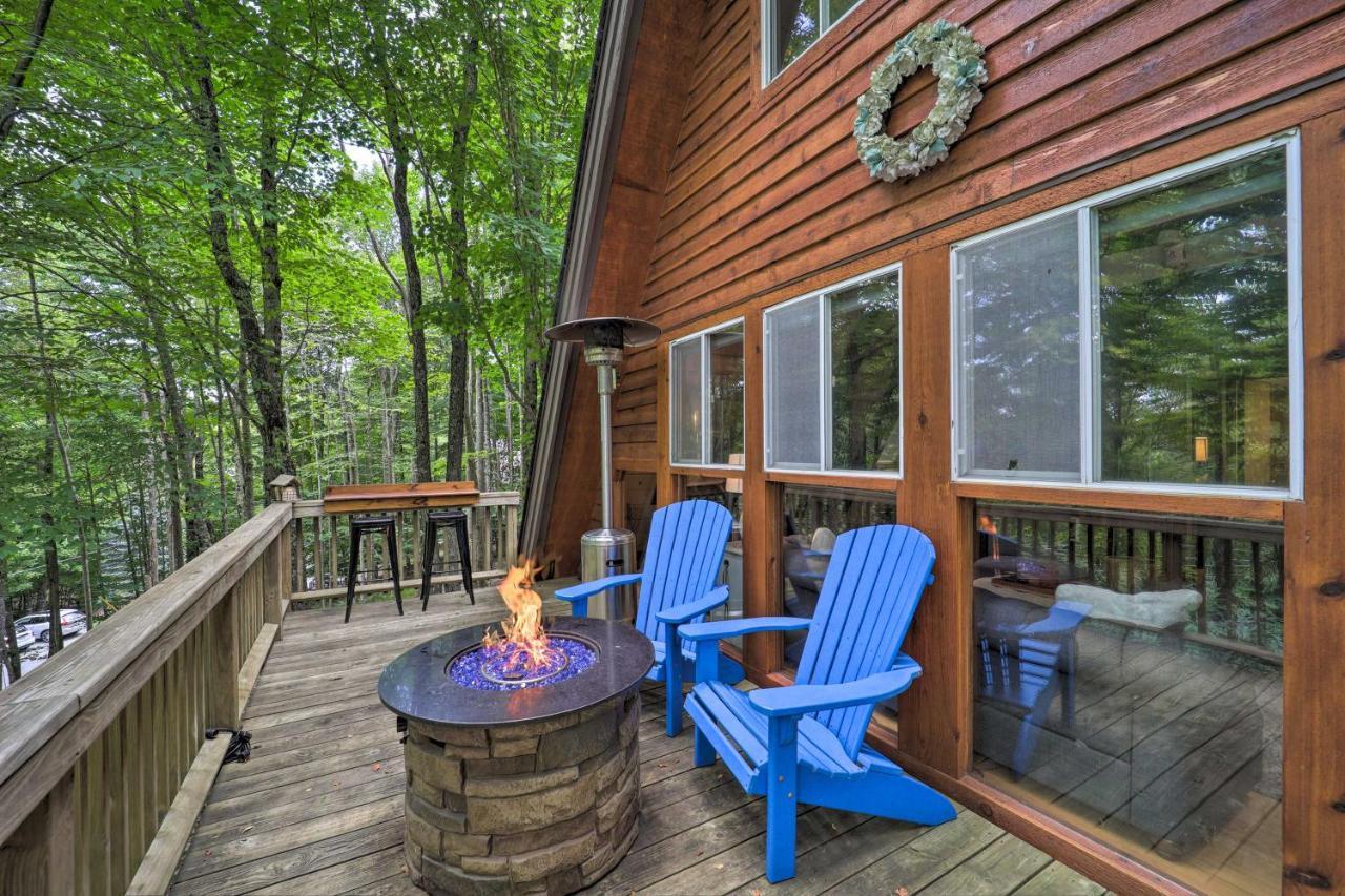 A-Frame Cabin With Hot Tub 1 Mi To Beech Mountain! Buitenkant foto