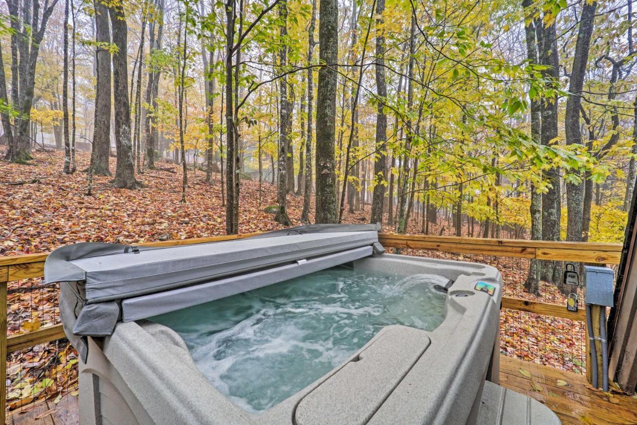 A-Frame Cabin With Hot Tub 1 Mi To Beech Mountain! Buitenkant foto