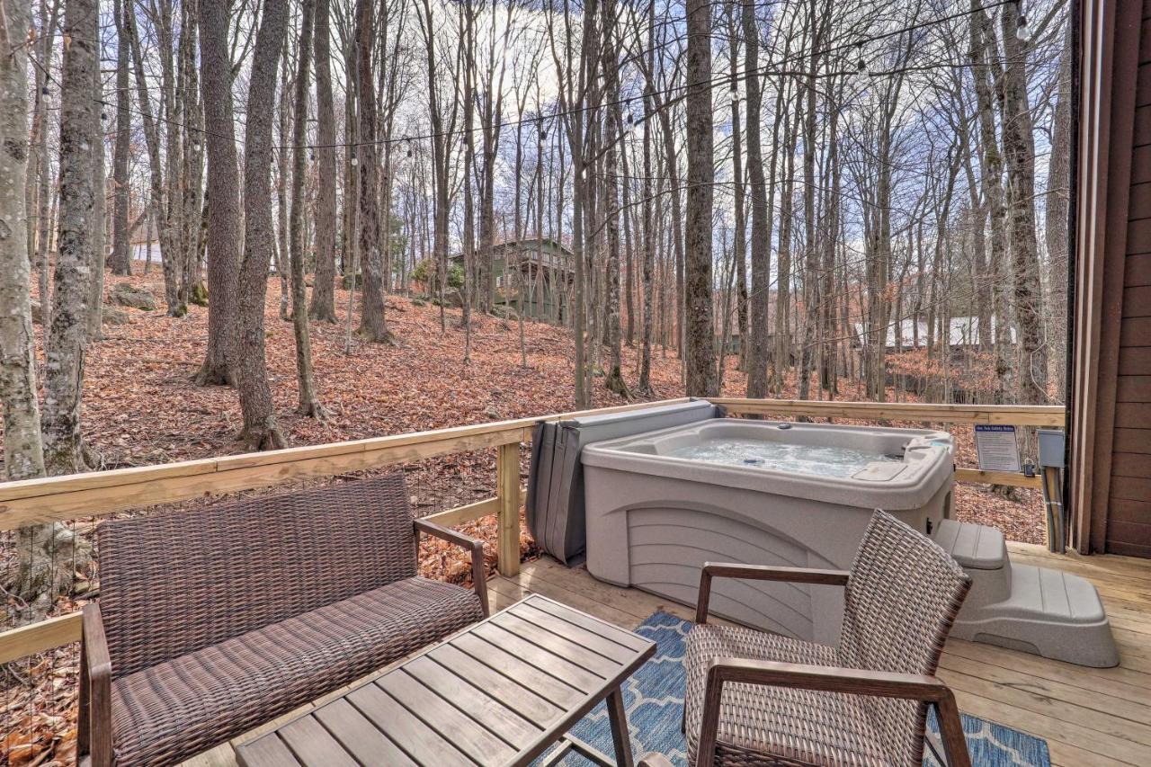 A-Frame Cabin With Hot Tub 1 Mi To Beech Mountain! Buitenkant foto